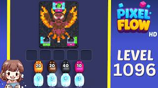 Pixel Flow Level 1096 Solution Walkthrough