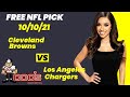 NFL Picks - Cleveland Browns vs Los Angeles Chargers Prediction, 10/10/2021 Week 5 NFL Best Bet