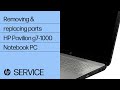 Removing and replacing parts| HP Pavilion g7-1000 Notebook PC | HP computer service