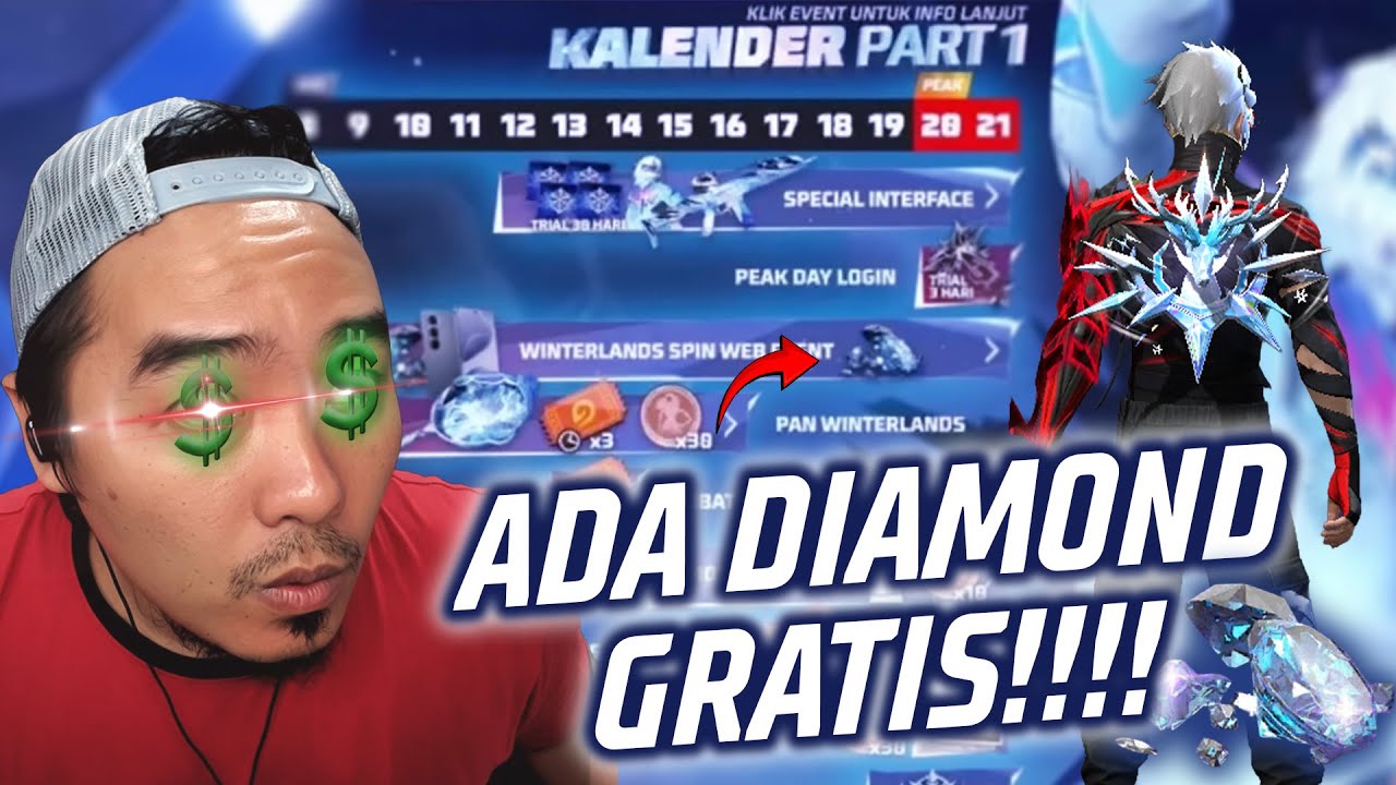 SKYDIVE GRATIS NIH ❗❗❗ PANEN GRATISAN REVIEW KALENDER EVENT WINTERLAND PART 1