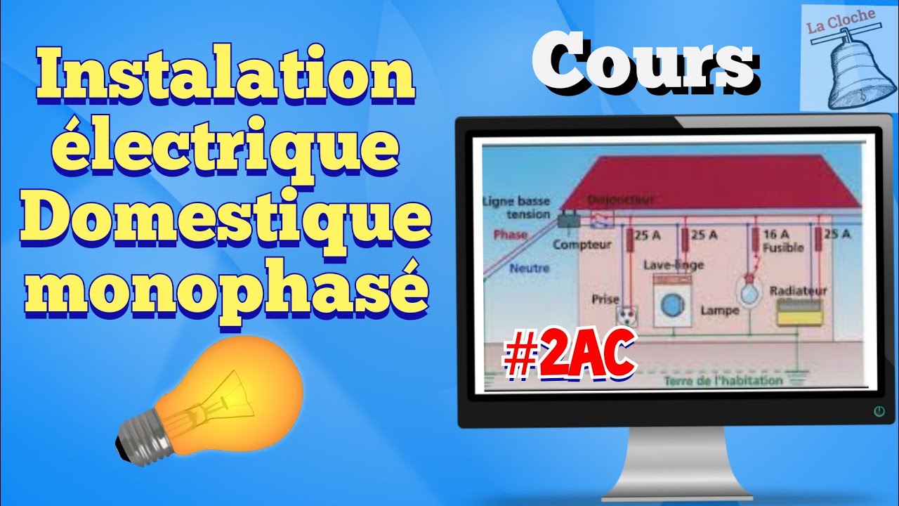 2AC BIOF/installation électrique domestique التركيب الكهربائي المنزلي