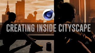 Cityscape I Sunset I Silhouette I 3D Rendering I Lighting I Cinema 4D
