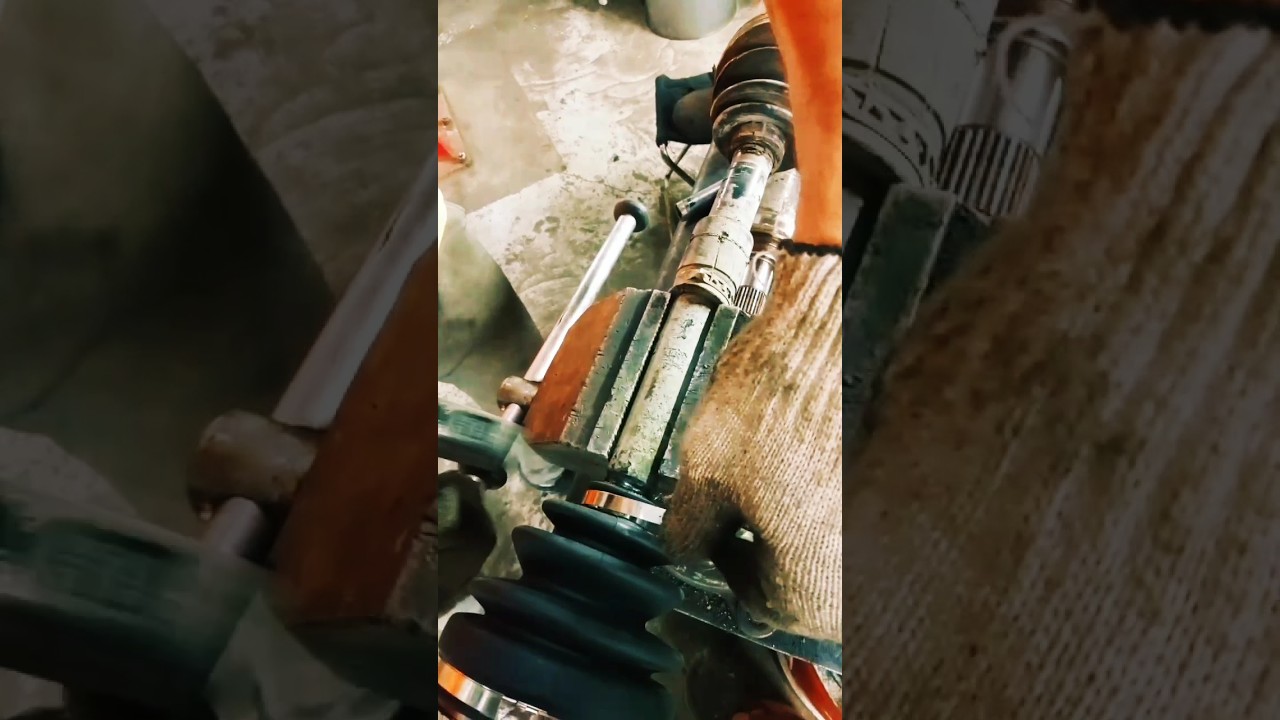 как быстро отломить хомут ШРУСа 