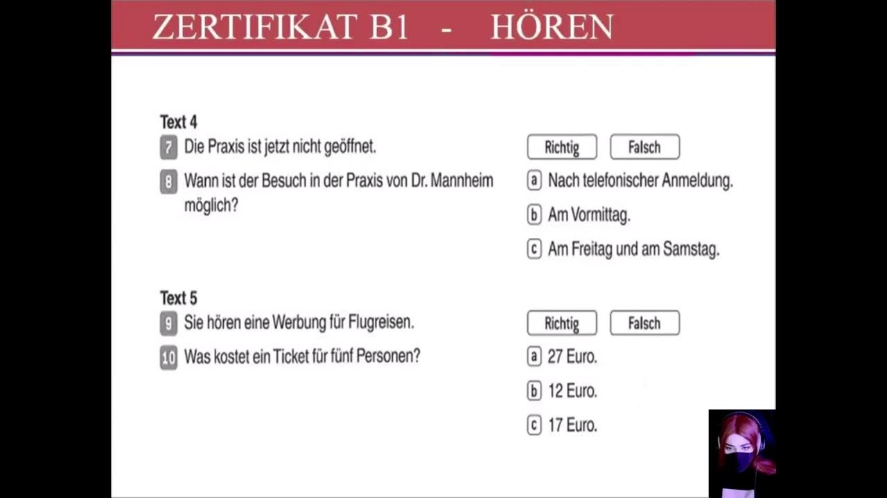 B1 Prüfung Goethe Modelltest Mit Lösung www.youtube.com