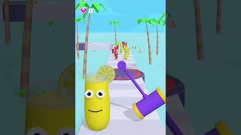 Juice Run 3D Gameplay Walkthrough Android, ios #shorts #voodoo #juicerun #android #ios #mobilegame