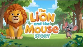The Lion And The Mouse Story Moral And Bedtime Stories Animated Story For Kids And Children