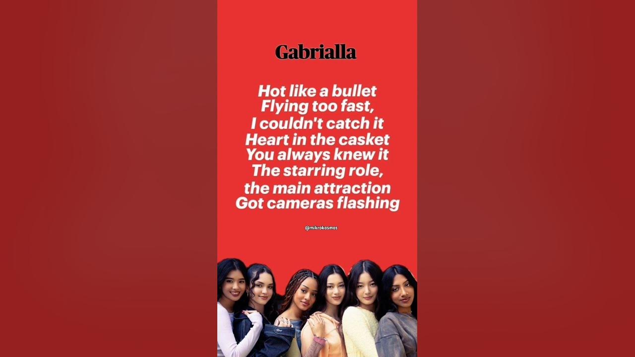 Gabriala lyrics #lyrics #trending #challenge #kpop #song #katseye #katseyeworld #gabriella #lara
