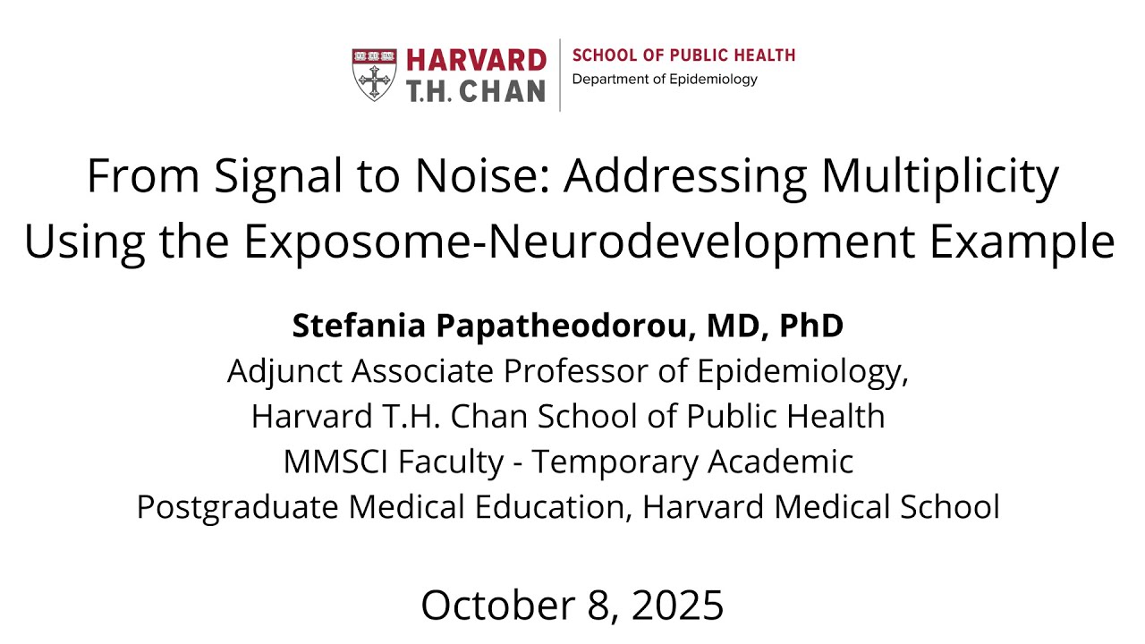 Stefania Papatheodorou Seminar, October 8, 2025