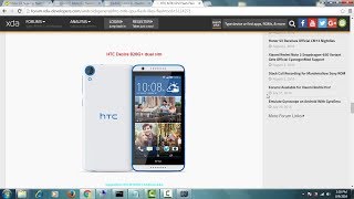 HTC Desire 820G Plus Dual SIM flashing  | restore and upgrade | software update  in Hindi