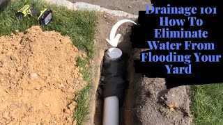 Step By Step On How To Run Your Downspout Out- Downspout Extension - Yard Drainage Done Right