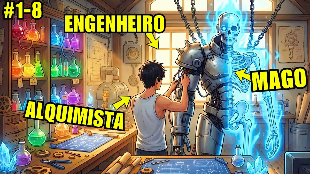 Engenheiro, Mago e Alquimista — Um Perdedor Consegue um DESPERTAR TRIPLO! | Resumo Manhwa