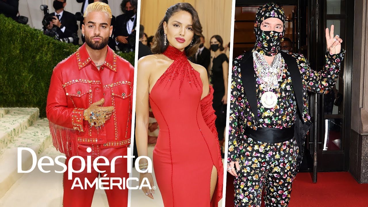 Download Maluma, Eiza, Balvin y más talentos latinos muestran sus mejores looks en la Met Gala 2021