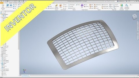 Grill - Inventor 2020 Training - Part Design