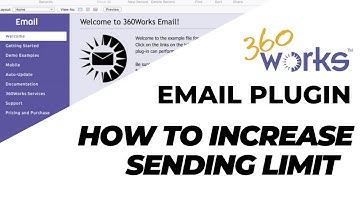 How to Increase Sending Limit in FileMaker Email Plugin from 360Works | Email Plugin AWS Help