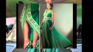 Collection Caftans et takchitas couleur vert