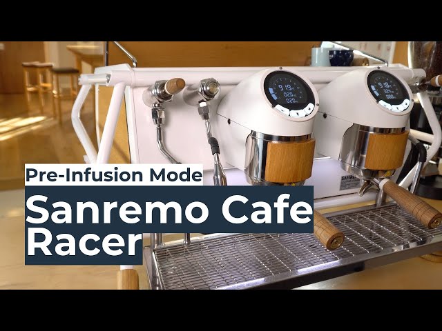 Sanremo Cafe Racer Preinfusion Settings