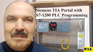 SIEMENS TIA PORTAL S7-1200 PLC programming - 50 minutes course Part 9 of 14