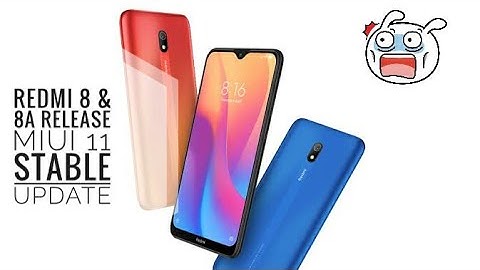 Redmi 8 & 8A release MIUI 11 Stable update | New existing features 🔥🔥😯😯
