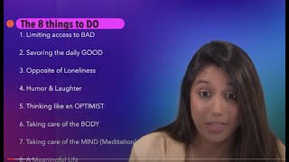 Optimism and Resilience During a Crisis Part 2: 8 Things to Do