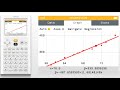 Linear Regression Models on the Numworks Calculator  - AP Statistics Unit 2