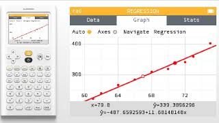 Linear Regression Models on the Numworks Calculator  - AP Statistics Unit 2