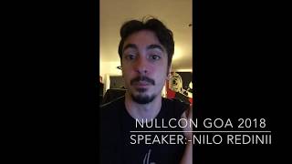 nullcon Goa 2018 - Nilo Redini Talk Teaser