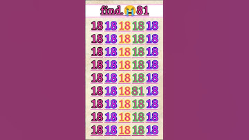 81 #find the odd number#ढूंढो#iq#quiz#puzzle#challenge#math81 #find the odd #puzzle #gk #gkquestion