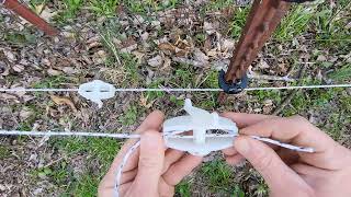 Trick For Connecting Polybraid Or Polywire Electric Fence 4-4-23