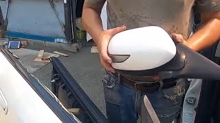 ＢＰ５　レガシィ　ドアミラー 内張り 外し方 !(^^)!　外し方　取り外し 取り付け　BP5 BL5 レガシィ legacy bp5 spec b スペックＢ　ＢＰ５　ＢＬ５ EJ20　SUBARU