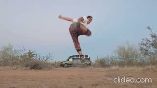 Axe kicks n Tornado Back Kick