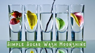 Simple Sugar Wash for Making Moonshine|Sugar Shine