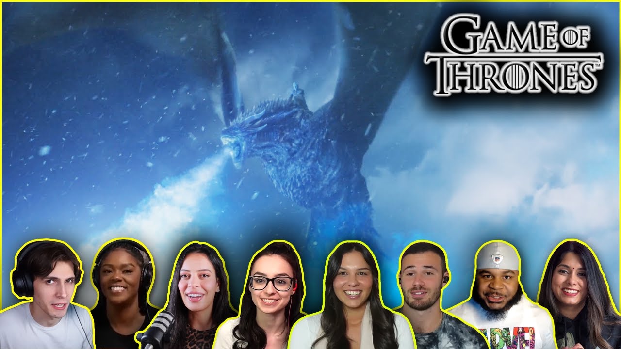 Reactors Reactions to NIGHT KING DESTROYS THE WALL | Game of Thrones 7x7 'The Dragon and the Wolf'
