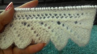 Stylish Border For Cardigan Sweater Kurti Top In Hindi Knitting With English Subles