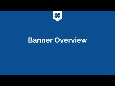 1 Banner Overview Video