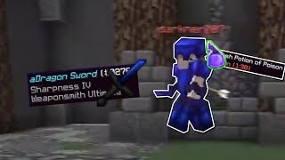 Sharp 4 Dragon Sword + Poison is Really Fair - Hypixel UHC