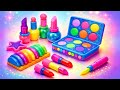 ✨ COLORFUL MAKEUP MAGIC with Clay &amp; Glitter! 🤩 DIY Toys by Slick Slime Sam's Maker World