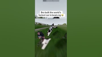Bro built the world’s fastest car in beam.ng 😭