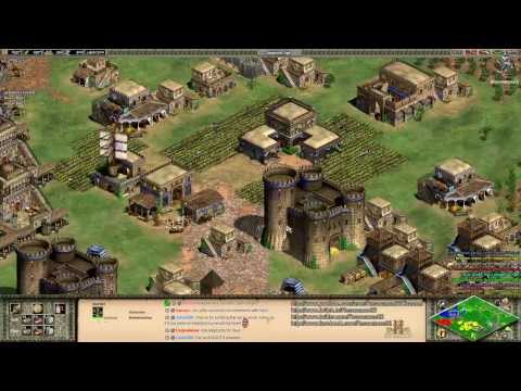 Aoe2 HD: 4v4 Black Forest (Byzantines, Super Fast Imper ...