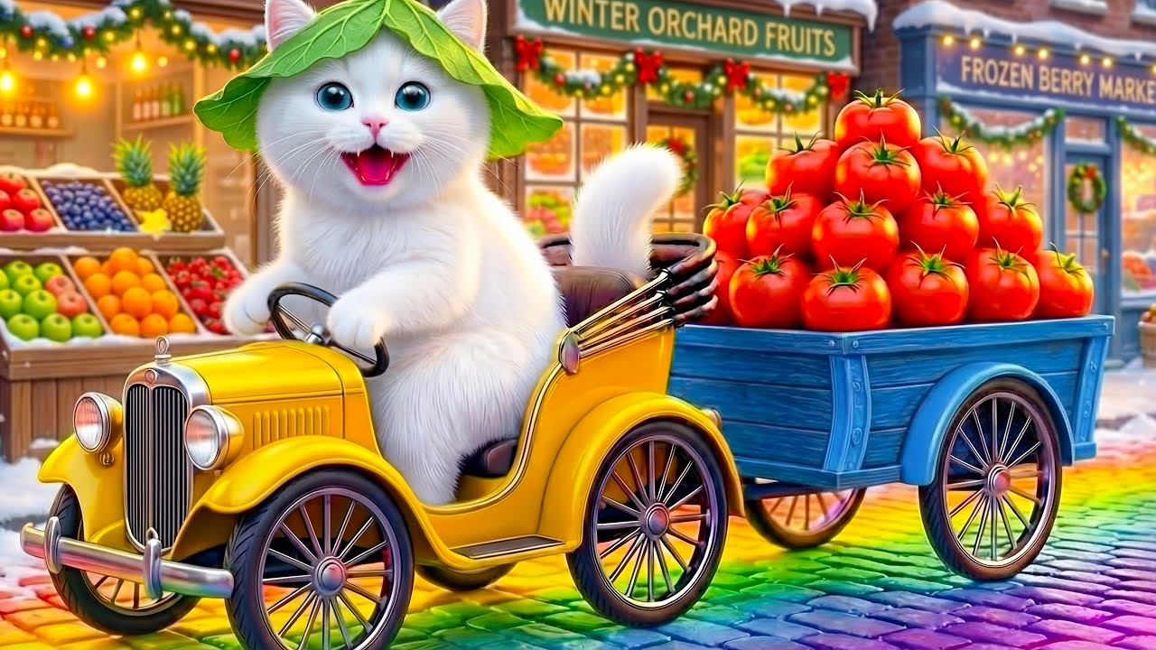 Mama Cat Trims Fur on the Farm and Makes Tiger Hat For Kittens At Home🐾🎩🐯