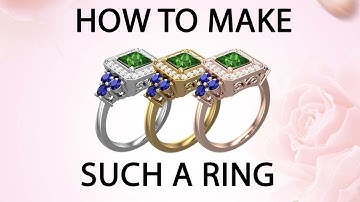 Rhino 7 Tutorial  // Jewelry Cad Tutorial // Matrix-9 Tutorial