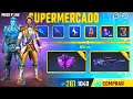 Buying All Items Supermarket 9.0, Got Rhino Gloo Wall, Prince Bundle, Car Emote, New Backpack in FF