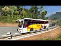 MSRTC Shivshahi Bus Driving In Ghat Road | Euro Truck Simulator 2 [ Ets2 Bus Game ]