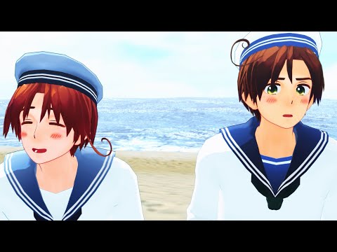 【APヘタリアMMD】アイドル新鋭隊【くるん兄弟】
