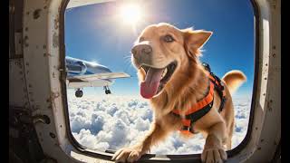 Would You Parachute With This Cute Dog