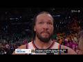 "It wasn't really our night" - Jalen Brunson talks after he drops 30 pts help Knicks beat Spurs