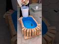 She Just Wanted a Home for Her Fish 🐟🐠~mini wood toy-woodworking art skill/wood /hand craft/ #shorts