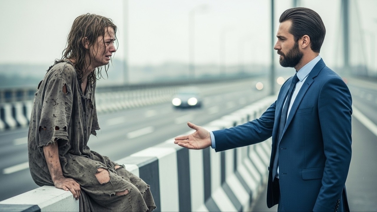 Kiedy postanowiła skoczyć z mostu, milioner zatrzymał samochód — i wszystko się zmieniło.