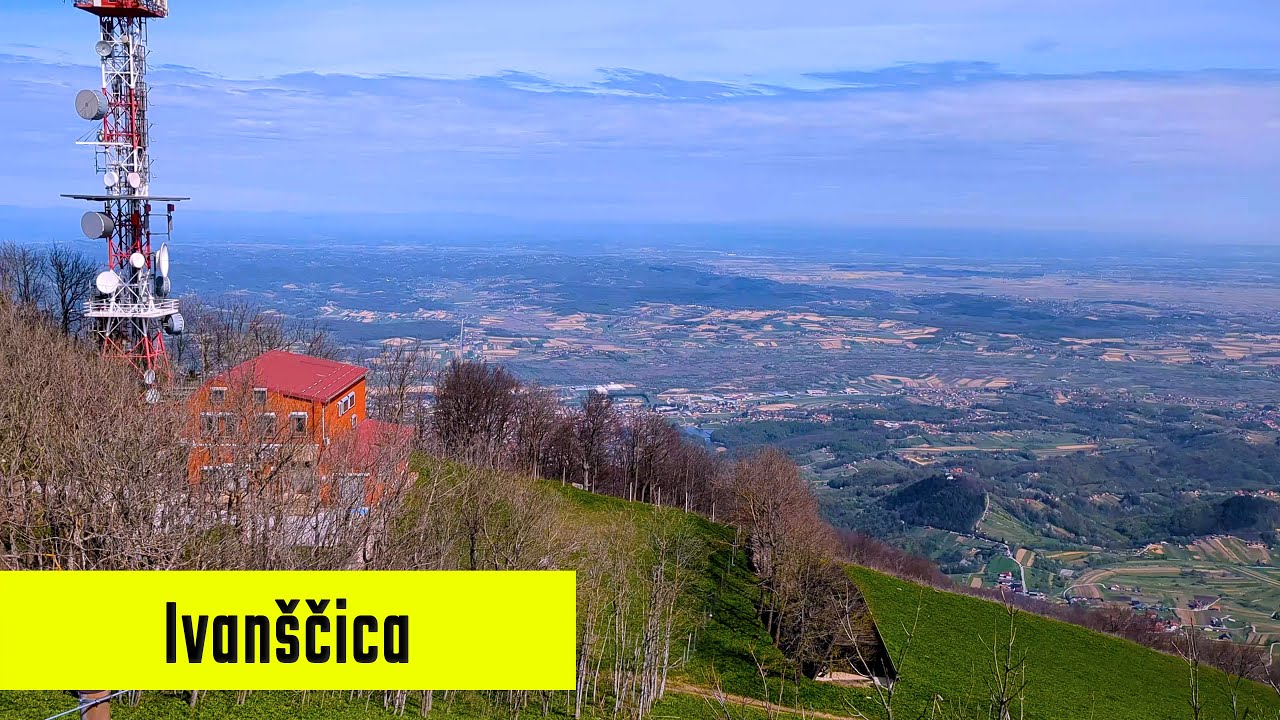 Hrvatska. Ivanščica, planinarenje Zajezda, vrh Ivanščice i test DJI ...