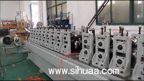 shanghai sihua Suspension T-grid cross T bar roll forming machine +008617751307259