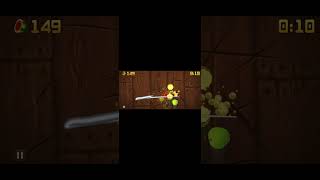 How to slice a fruit...? That's shows in fruit ninja game 🥷 #shorts #gaming  screenshot 2